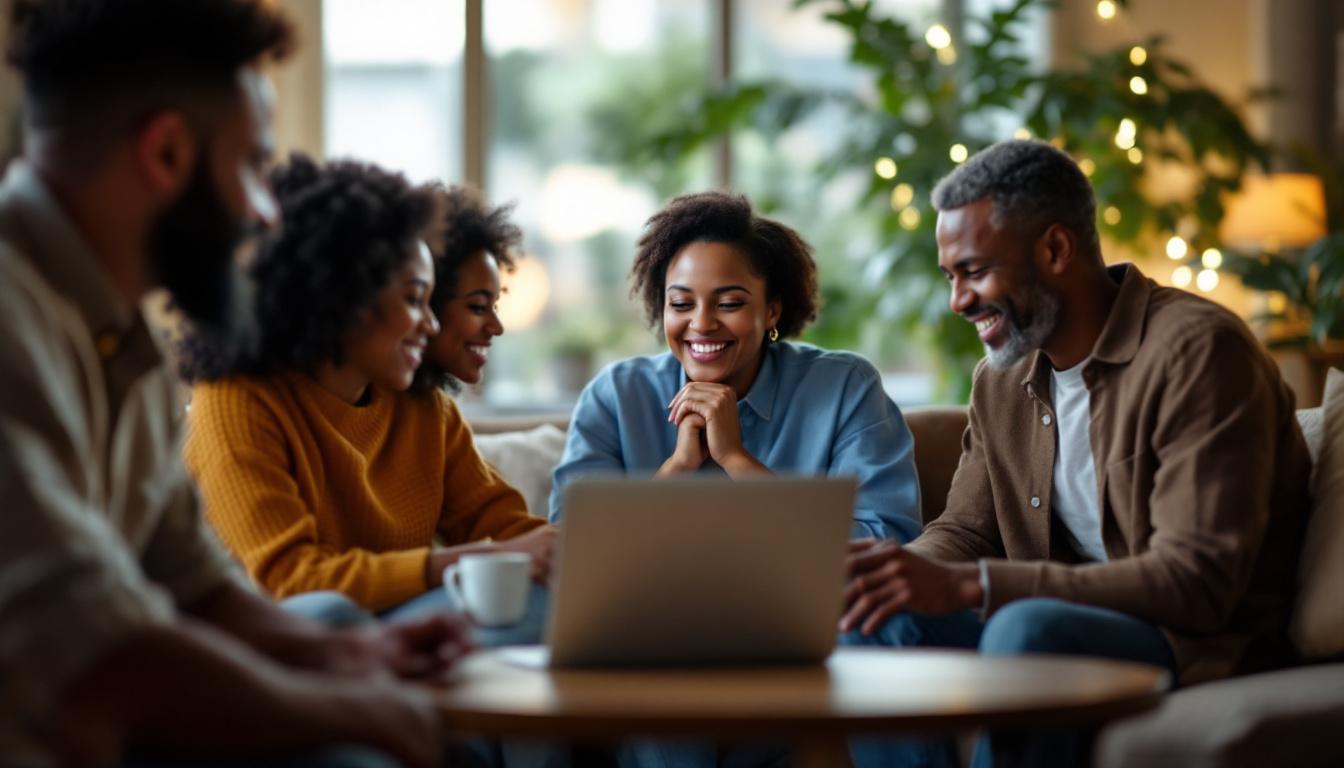 A photograph of a diverse group of people engaging in a discussion about medical and dental expenses